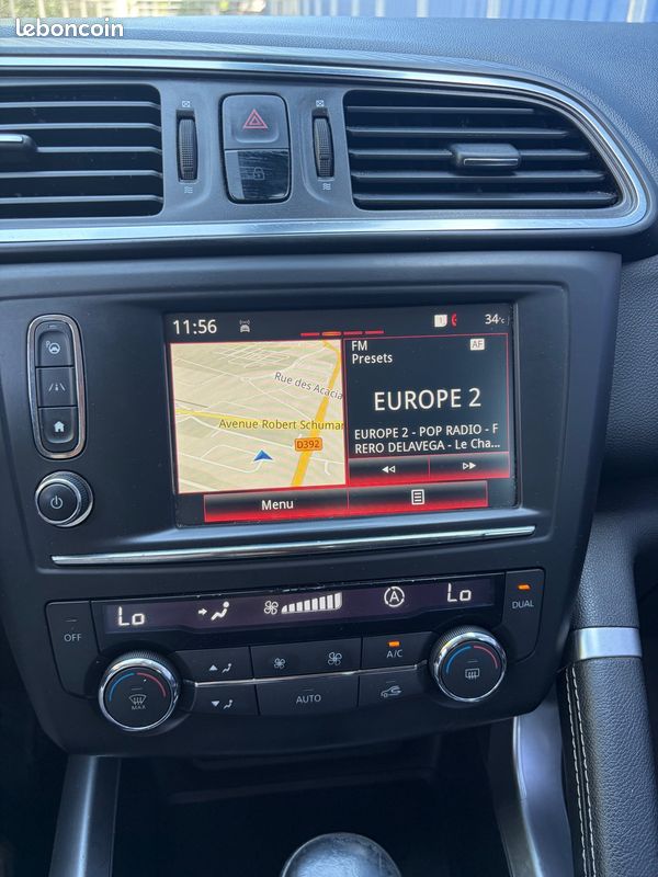 RENAULT Kadjar BOITE AUTO 1.5l DCI SUIVI D ENTRETIENT GPS SEMI CUIR CAMÉRA BLUETOOTH – Image 14